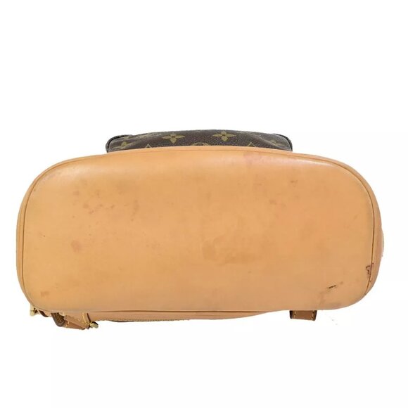 LOUIS VUITTON Montsouris MM Backpack Bag Monogram Leather Brown M51136 13EB360 - Picture 11 of 16